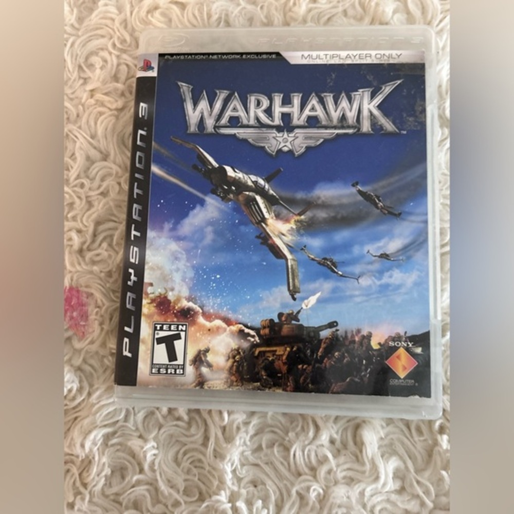 Sony Warhawk for PlayStation 3 - Blue and White Cover‎